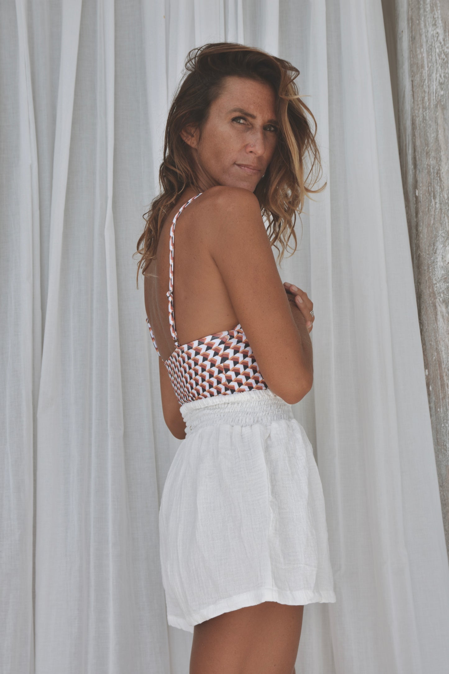 Organic White shorts