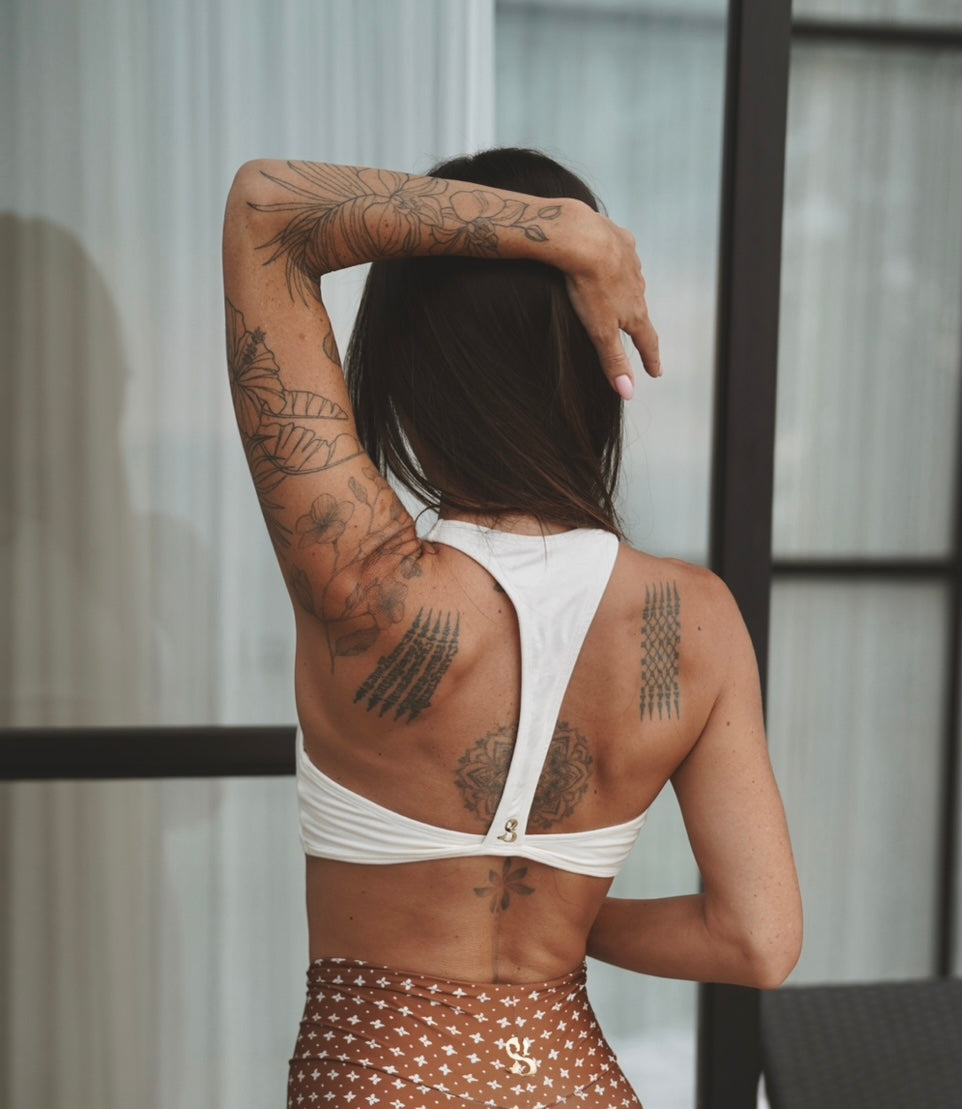 Coconut milk Bamboo Racerback Top