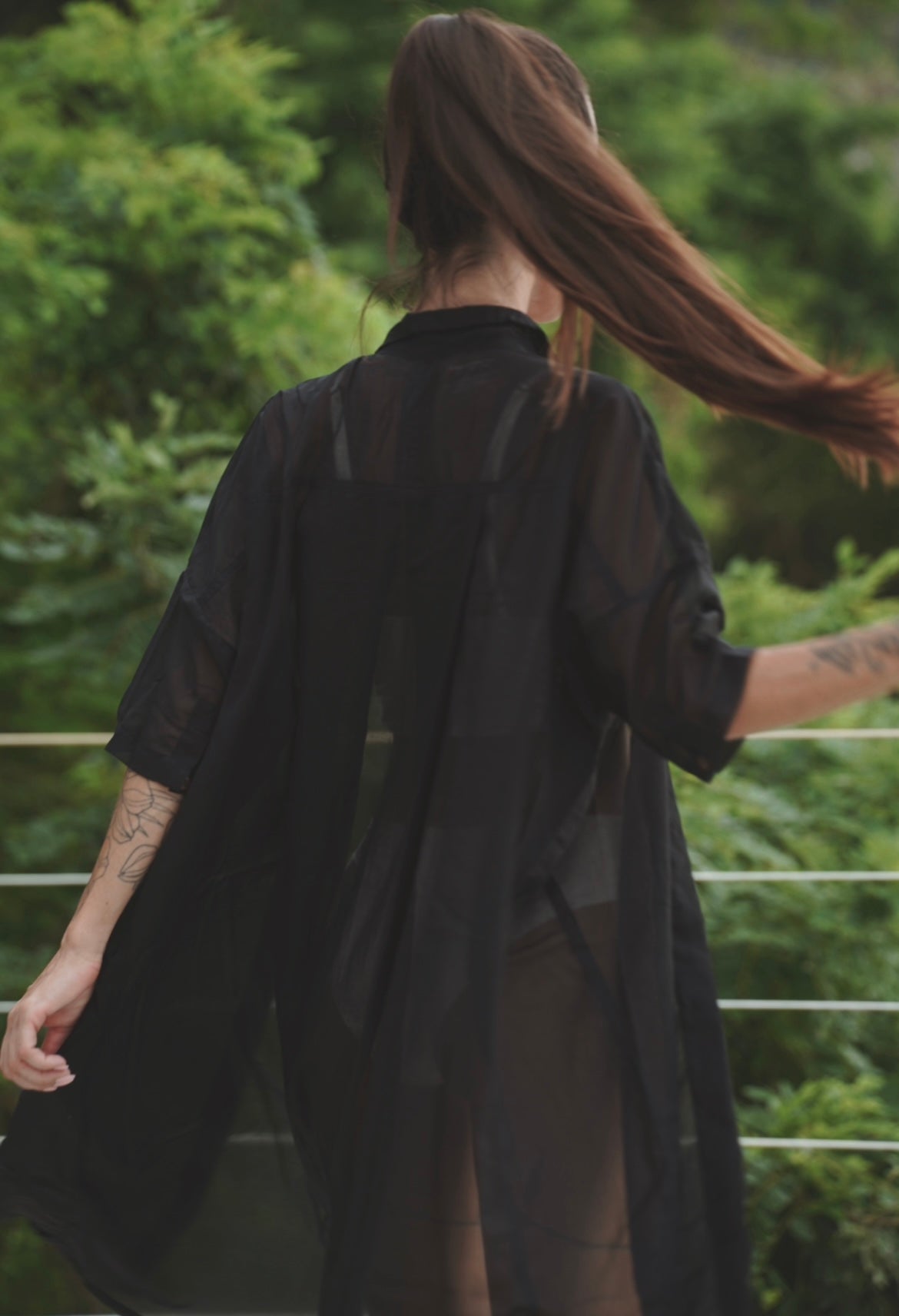 Breeze oversize Black Shirt
