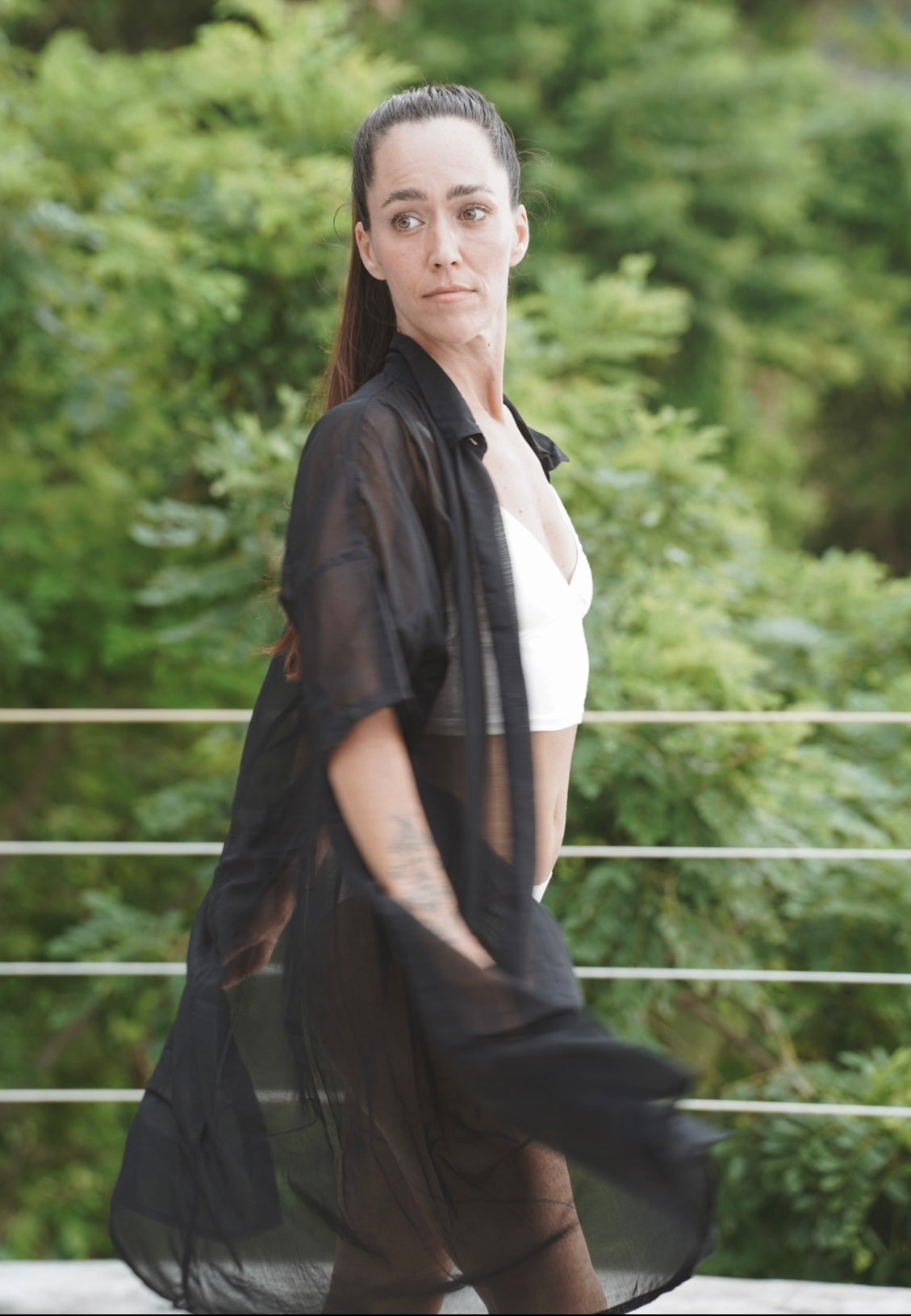 Breeze oversize Black Shirt