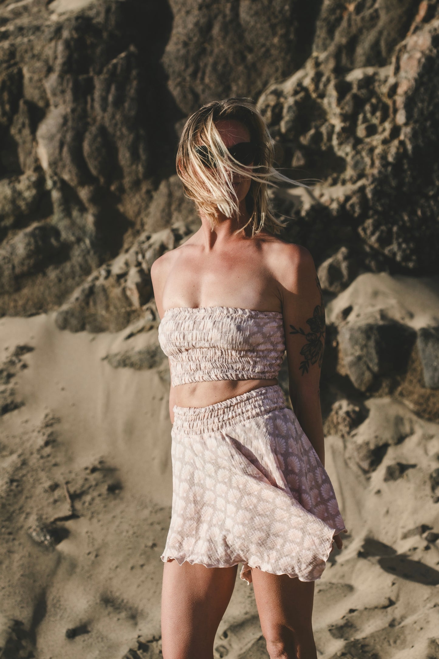 Halus Cotton Skirt Set