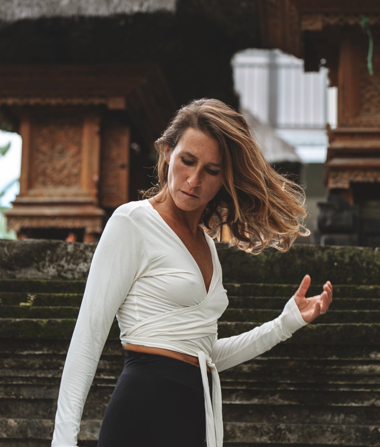 Bamboo wrap top