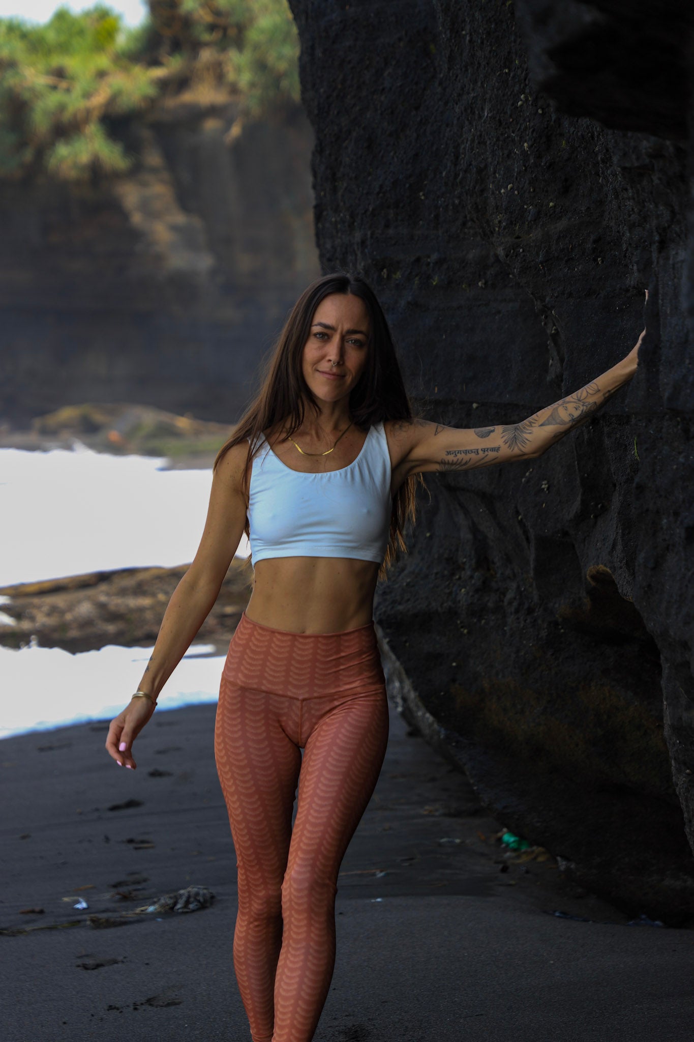 Fan recycled leggings