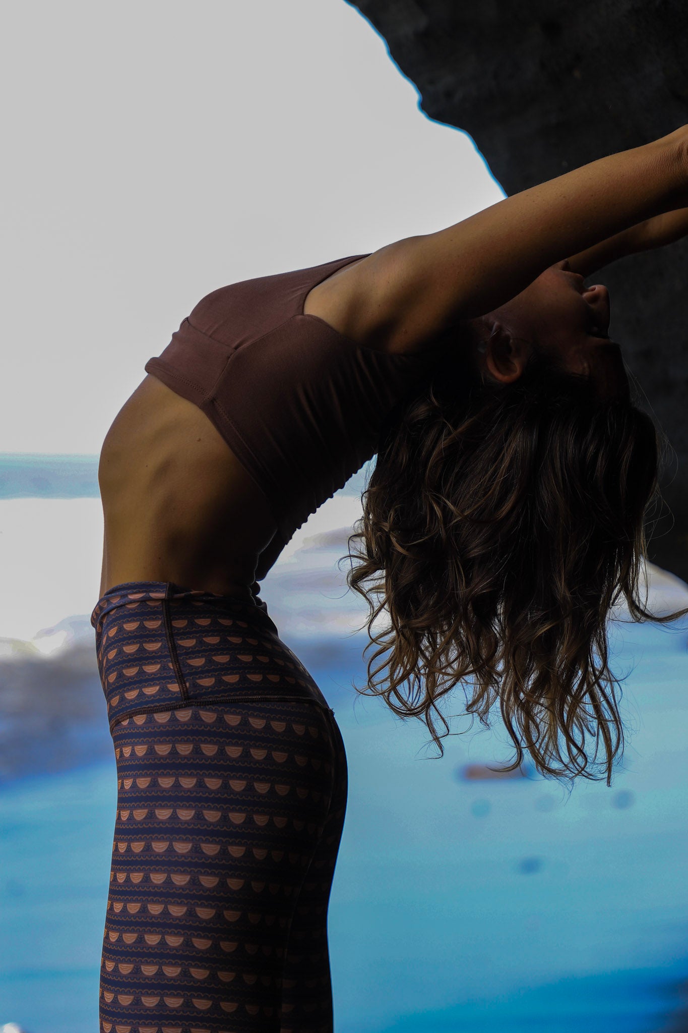 Boho vintage recycled leggings