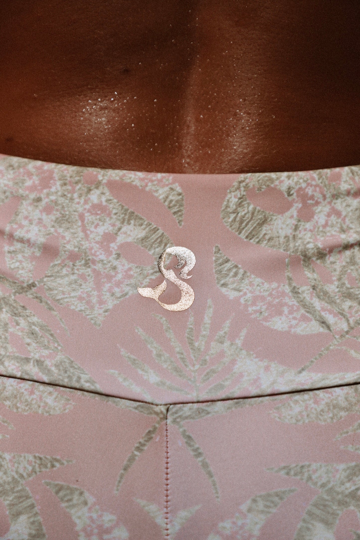 Tropical rose gold shorts