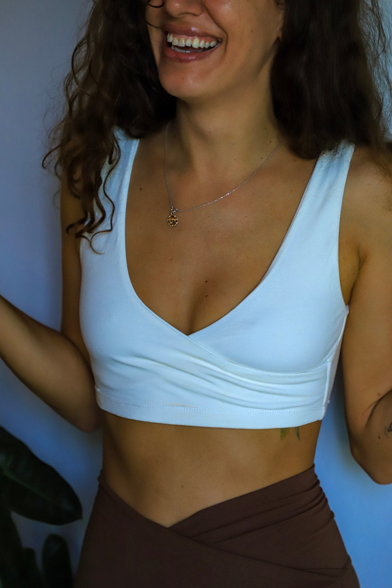 Smooth two sides white top