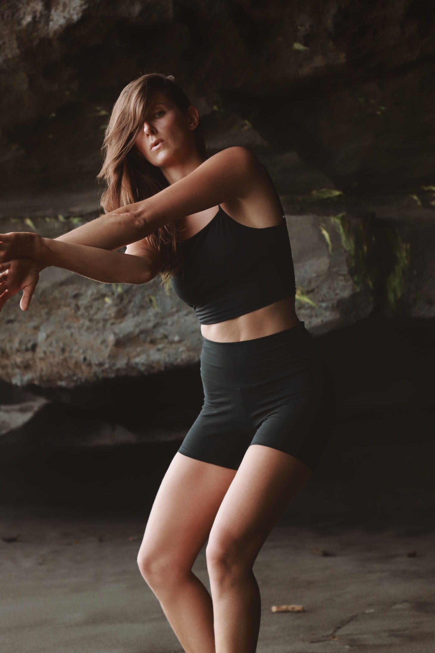 Organic wild Black short set