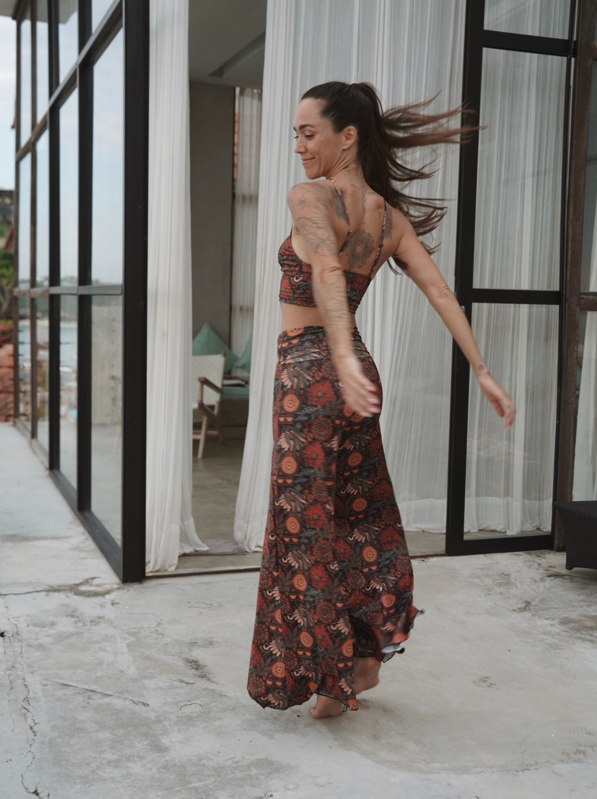 Boho Leyla Mantas set