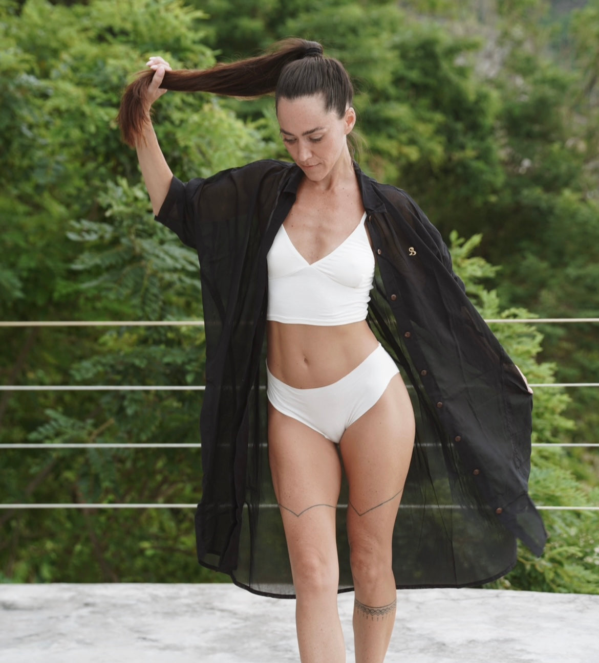 Bamboo White Intimate set