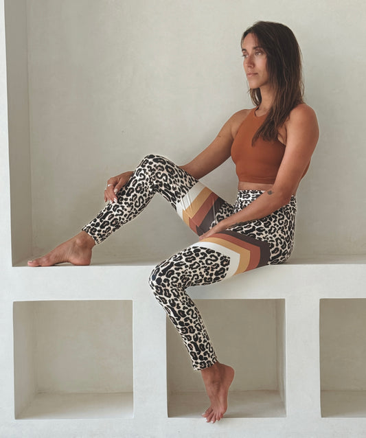 Leopard Retro leggins
