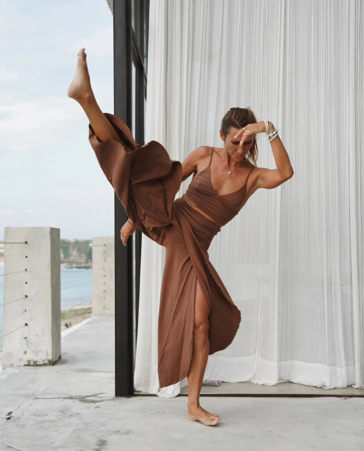 Cacao brown Mantas set