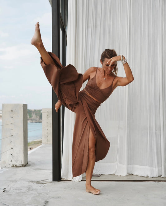 Cacao brown Mantas set