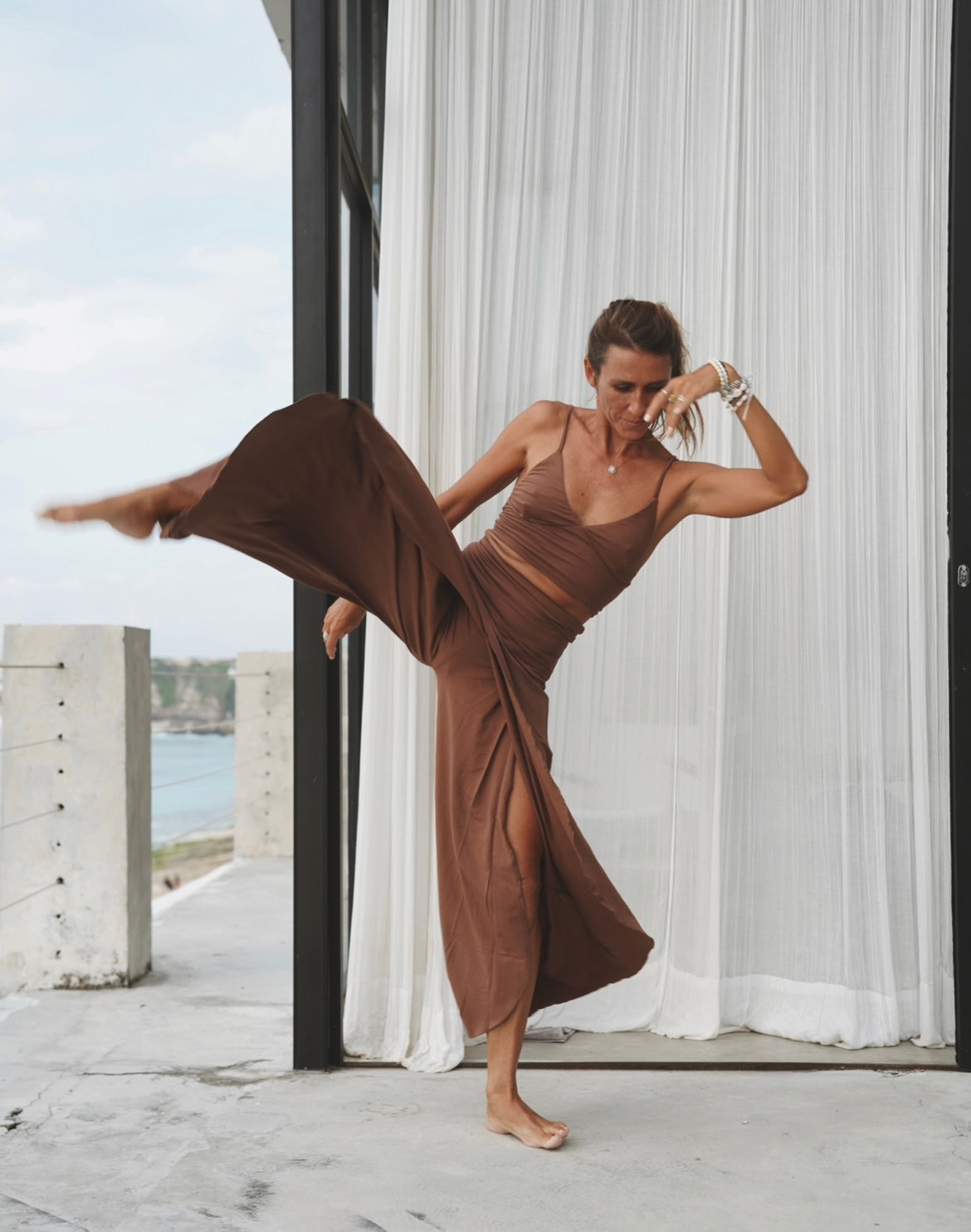 Cacao brown Mantas set