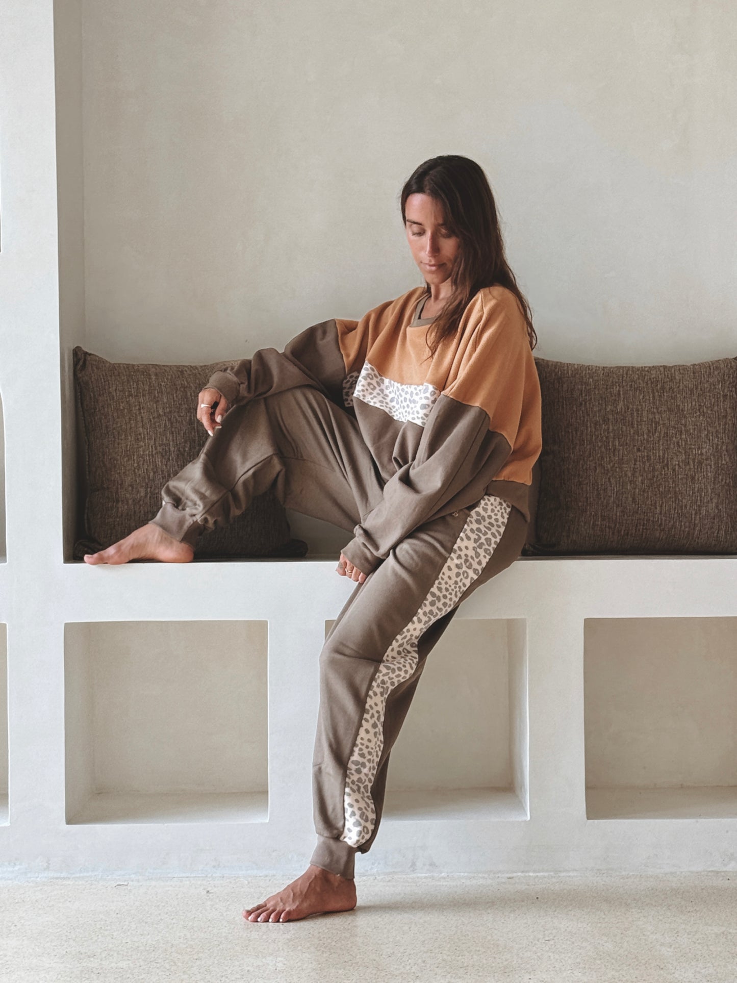 Panther Organic Cotton jumper and soft pants set